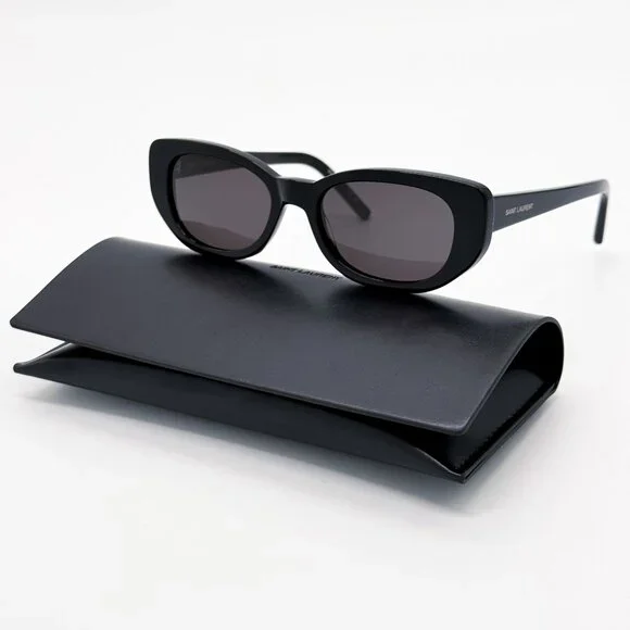 NEW SAINT LAURENT SL316 BETTY 001 SUNGLASSES WOMEN BLACK EYEWEAR Saint Laurent Betty SL316 001 Sunglasses Women main image 4